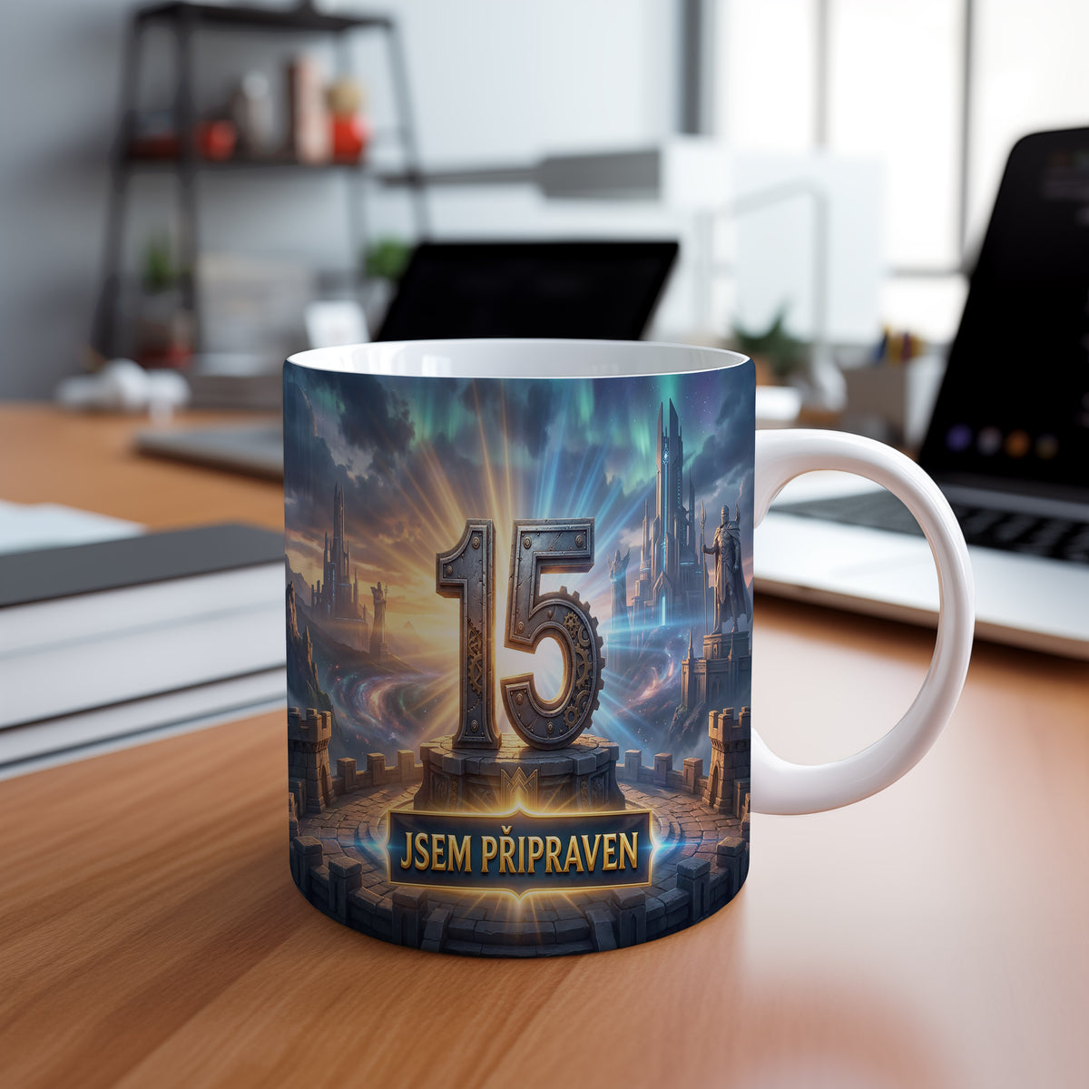Narozeninový hrnek 15 let – JSEM PŘIPRAVEN