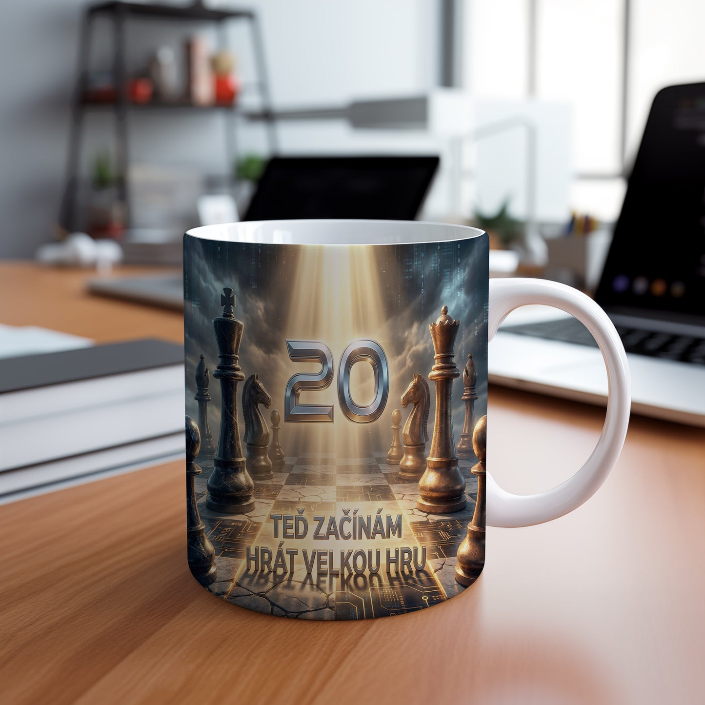 Narozeninový hrnek 20 let – TEĎ ZAČÍNÁM HRÁT VELKOU HRU
