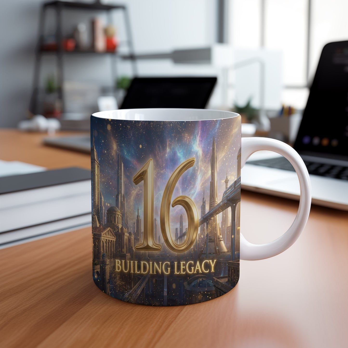 Narozeninový hrnek 16 let – BUILDING LEGACY