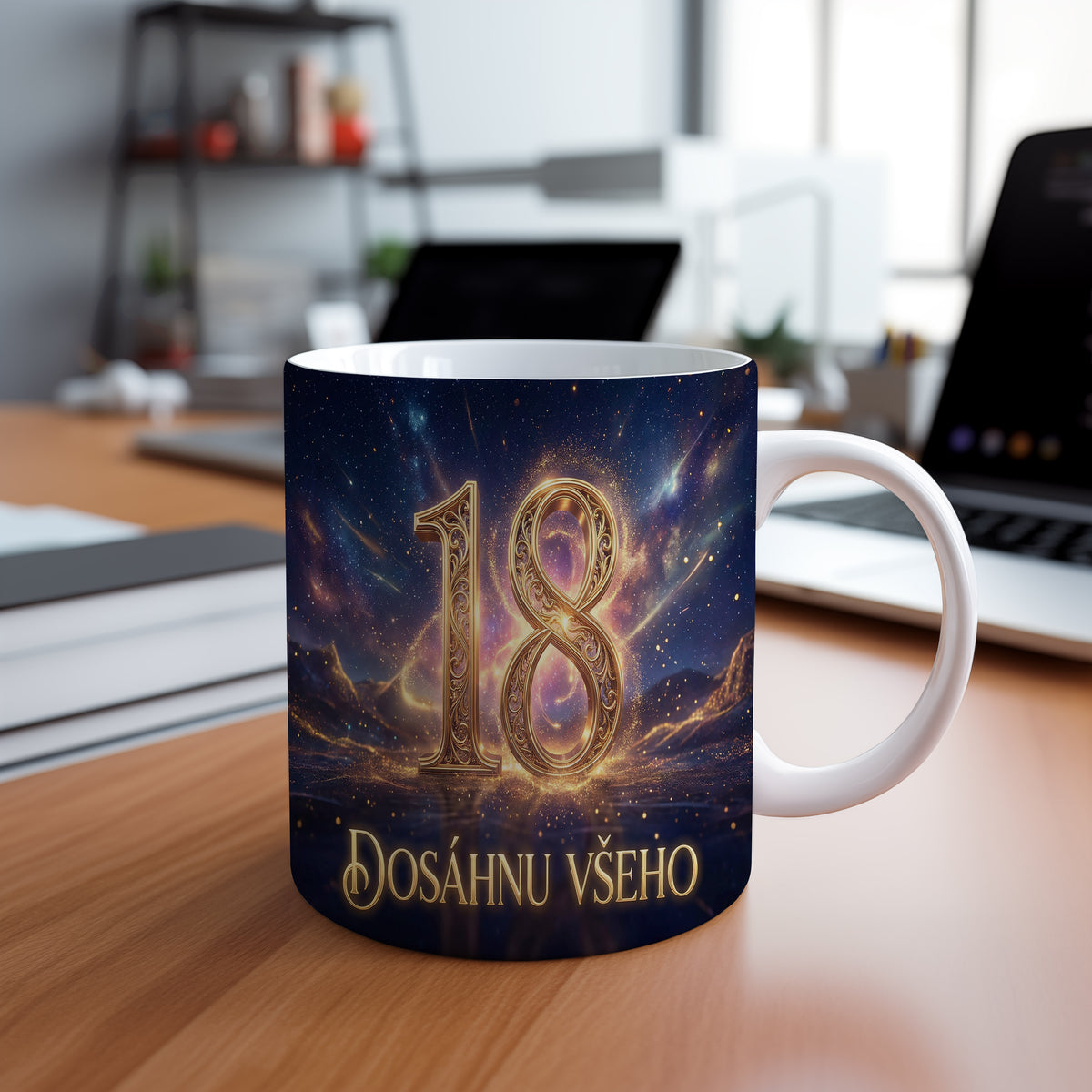 Narozeninový hrnek 18 let – Dosáhnu všeho