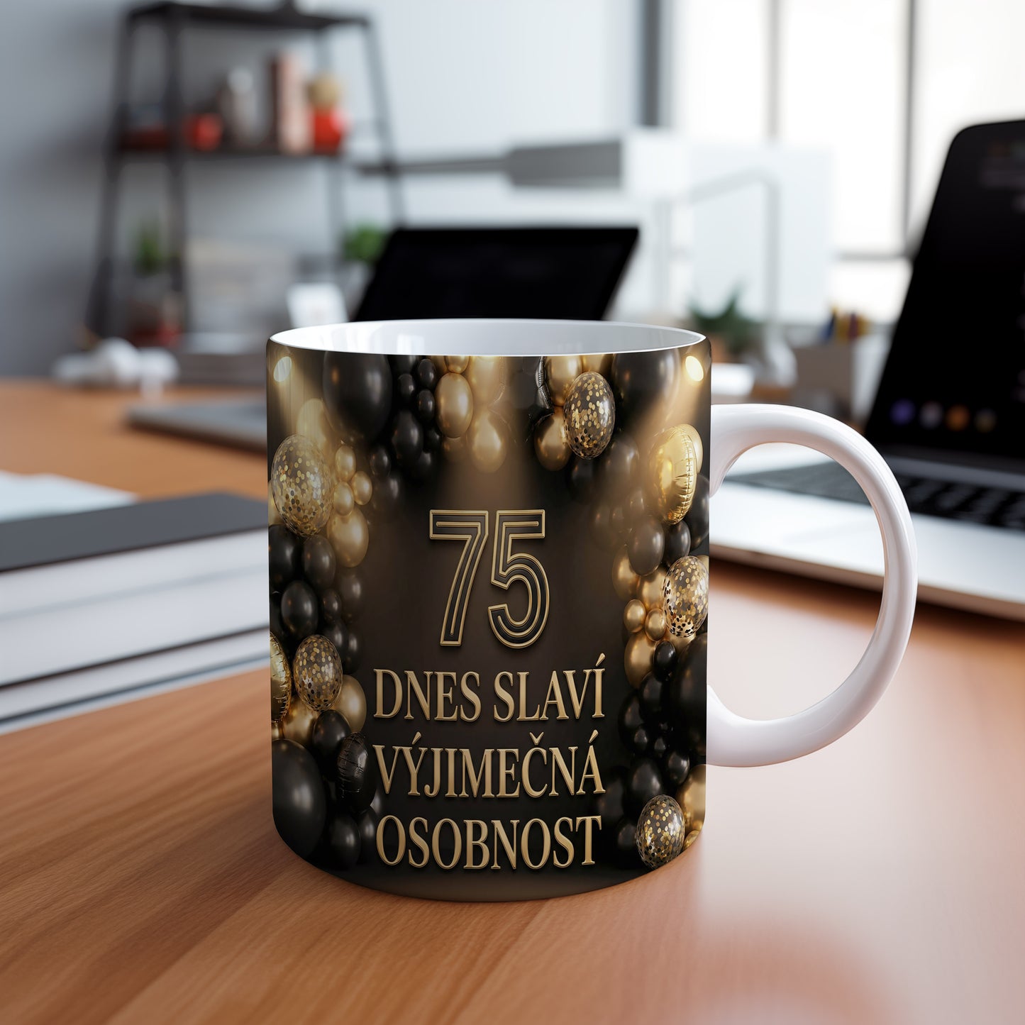 Narozeninový hrnek 75 let – DNES SLAVÍ VÝJIMEČNÁ OSOBNOST