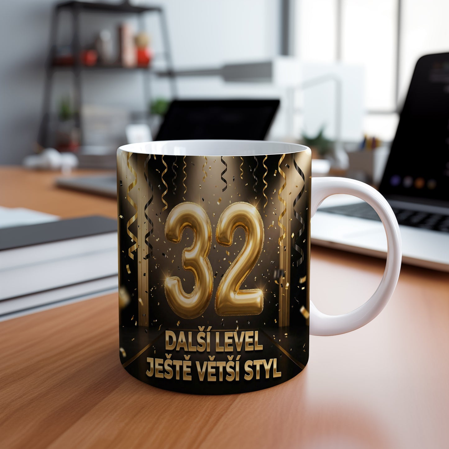 Narozeninový hrnek 32 let – DALŠÍ LEVEL JEŠTĚ VĚTŠÍ STYL