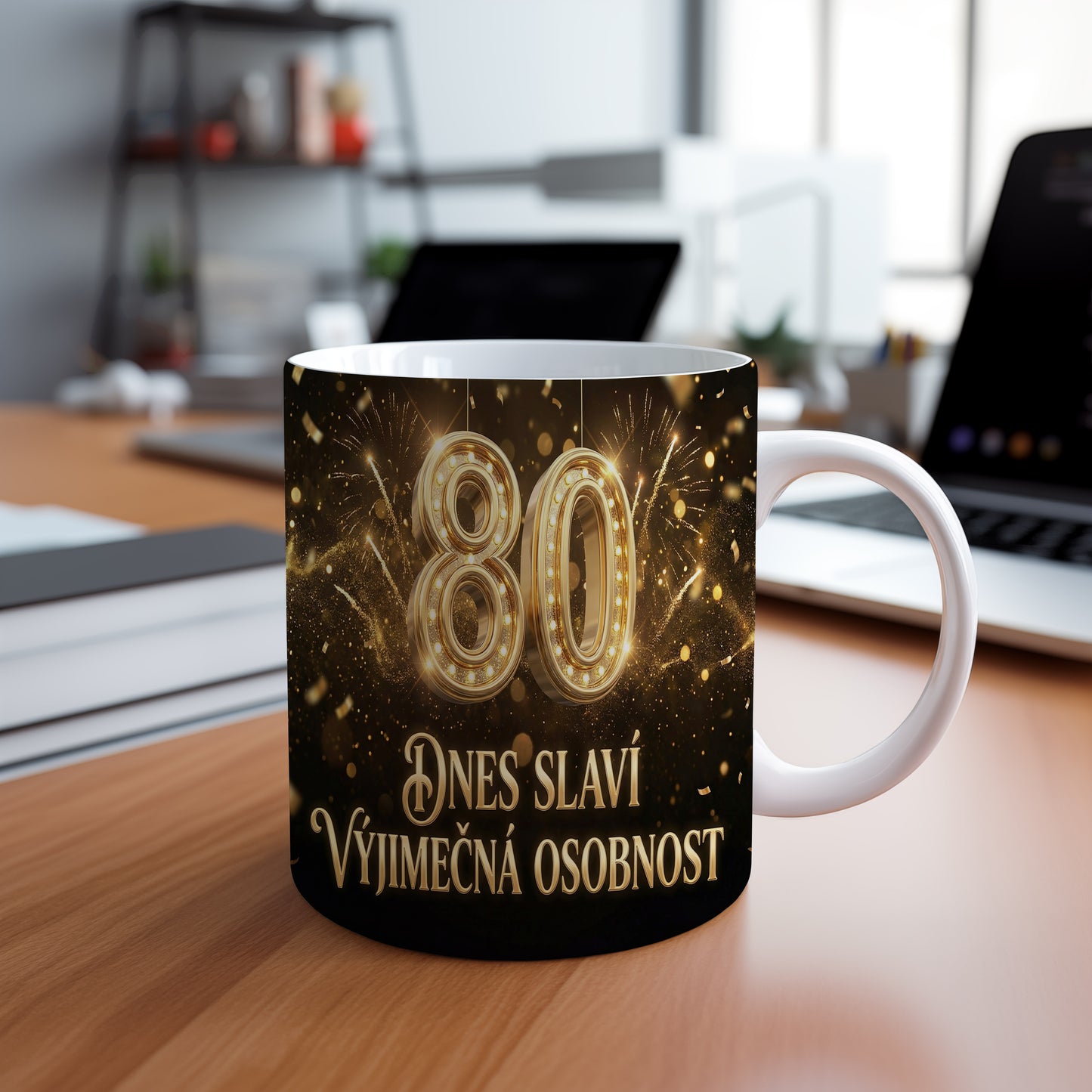 Narozeninový hrnek 80 let – DNES SLAVÍ VÝJIMEČNÁ OSOBNOST
