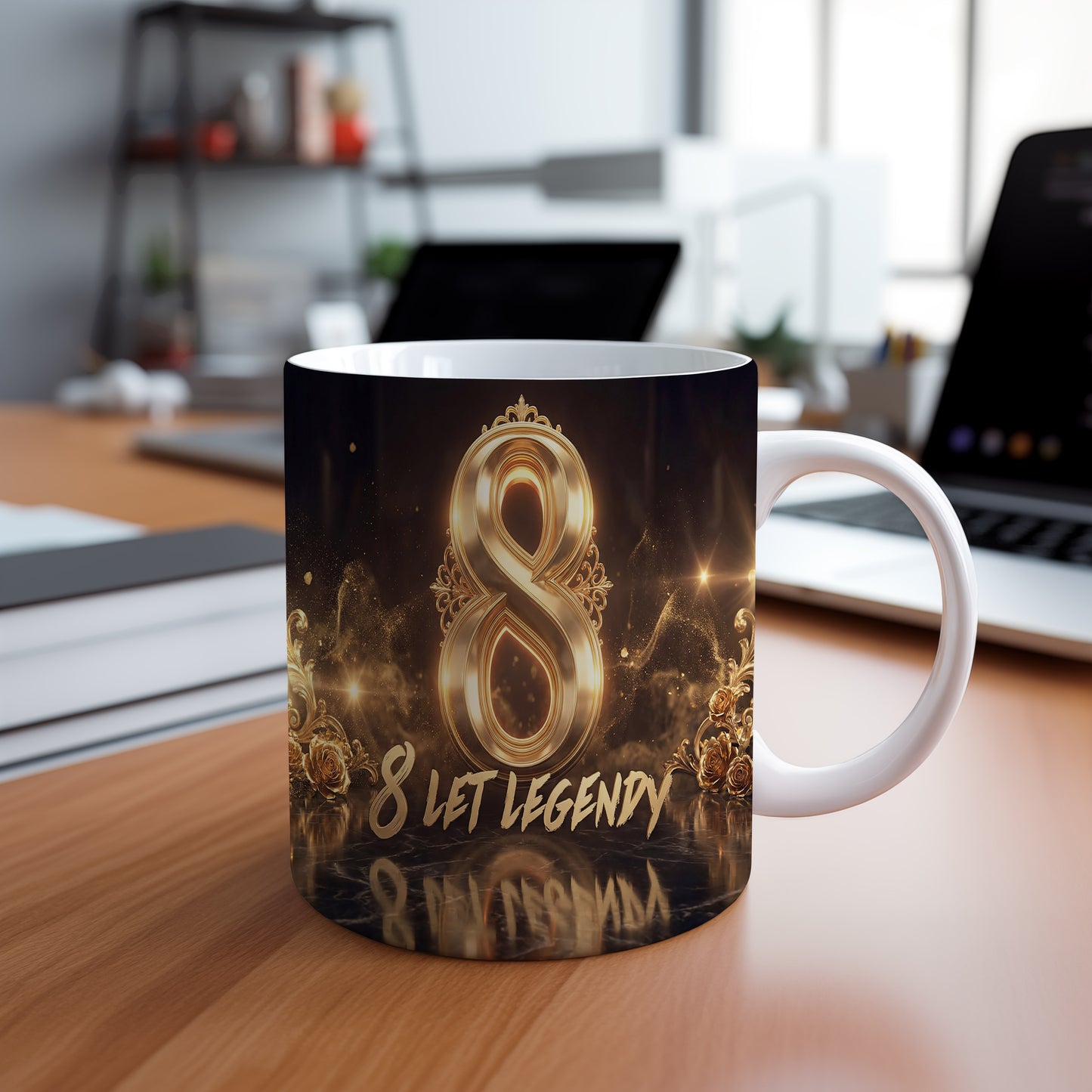 Narozeninový hrnek 8 let – 8 LET LEGENDY