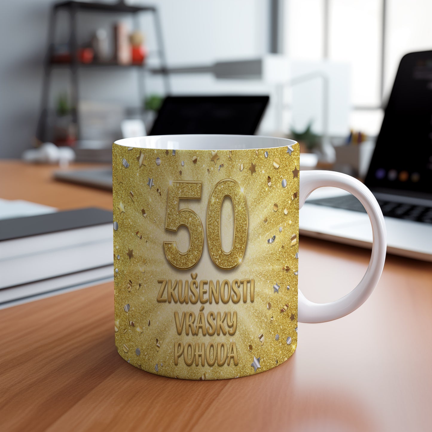 Narozeninový hrnek 50 let – ZKUŠENOSTI VRÁSKY POHODA