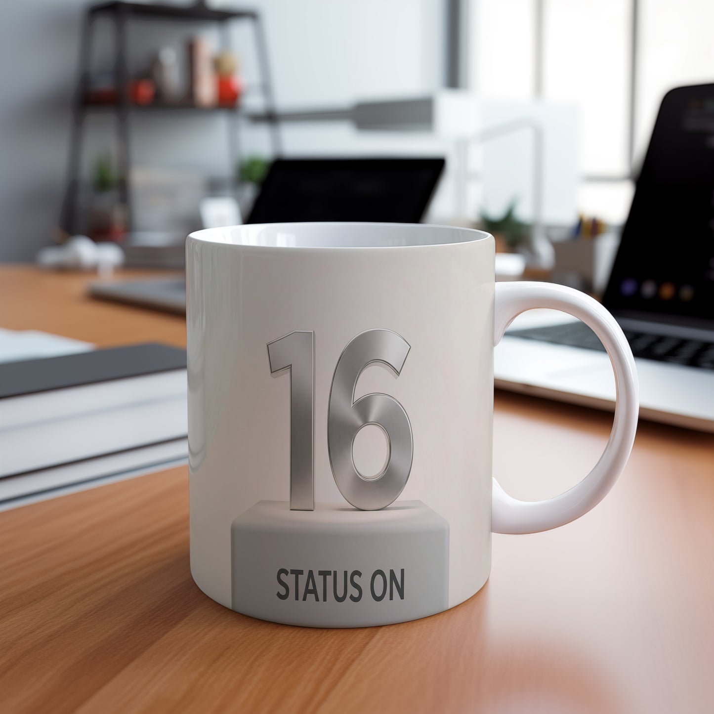 Narozeninový hrnek 16 let – STATUS ON