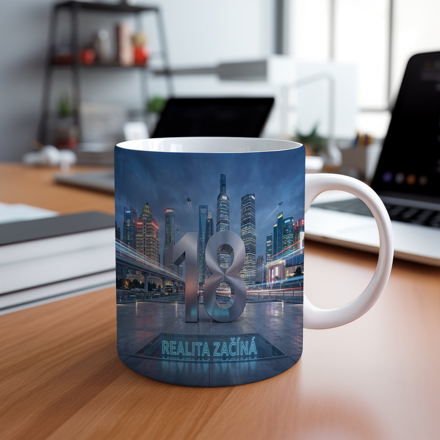 Narozeninový hrnek 18 let – REALITA ZAČÍNÁ