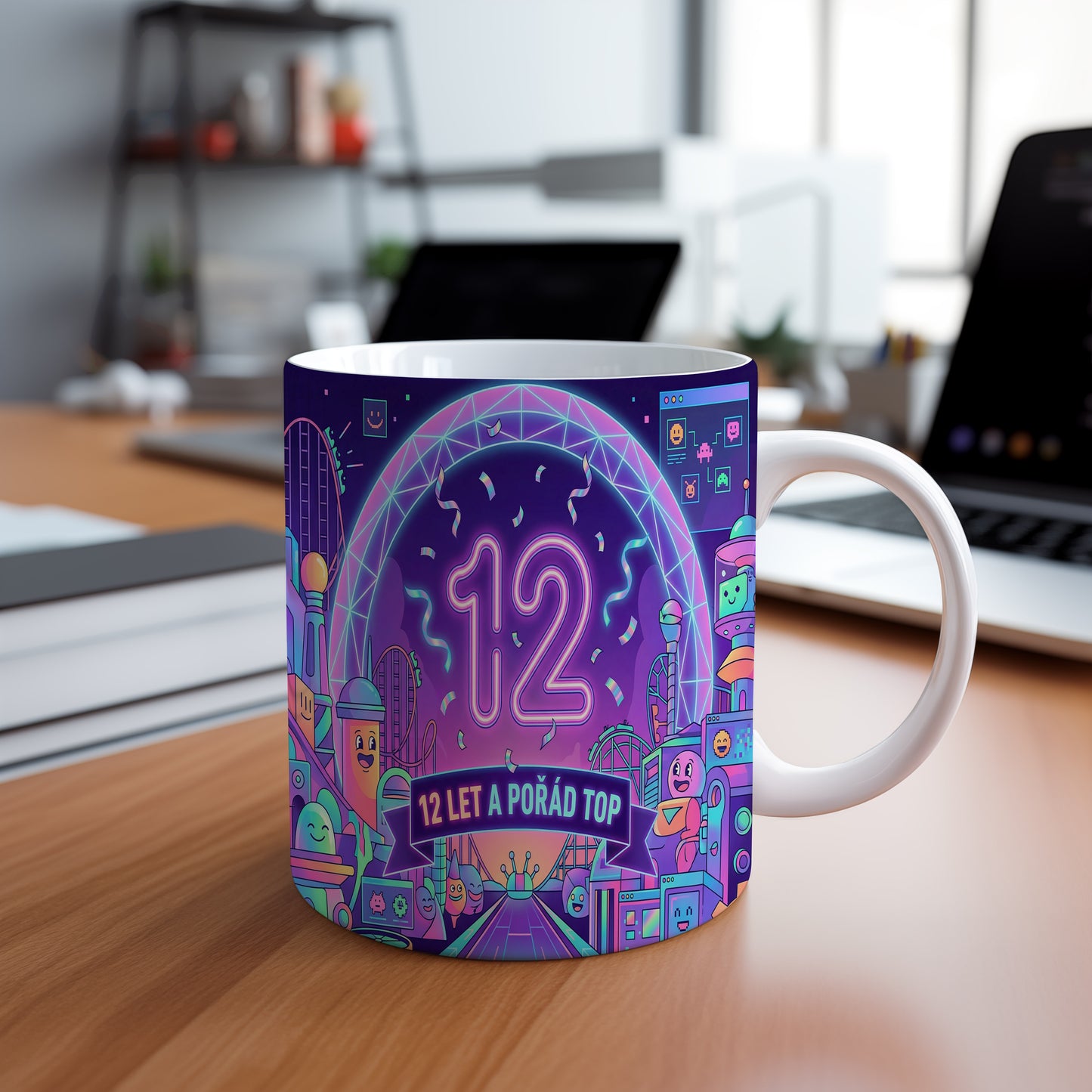 Narozeninový hrnek 12 let – 12 LET A POŘÁD TOP