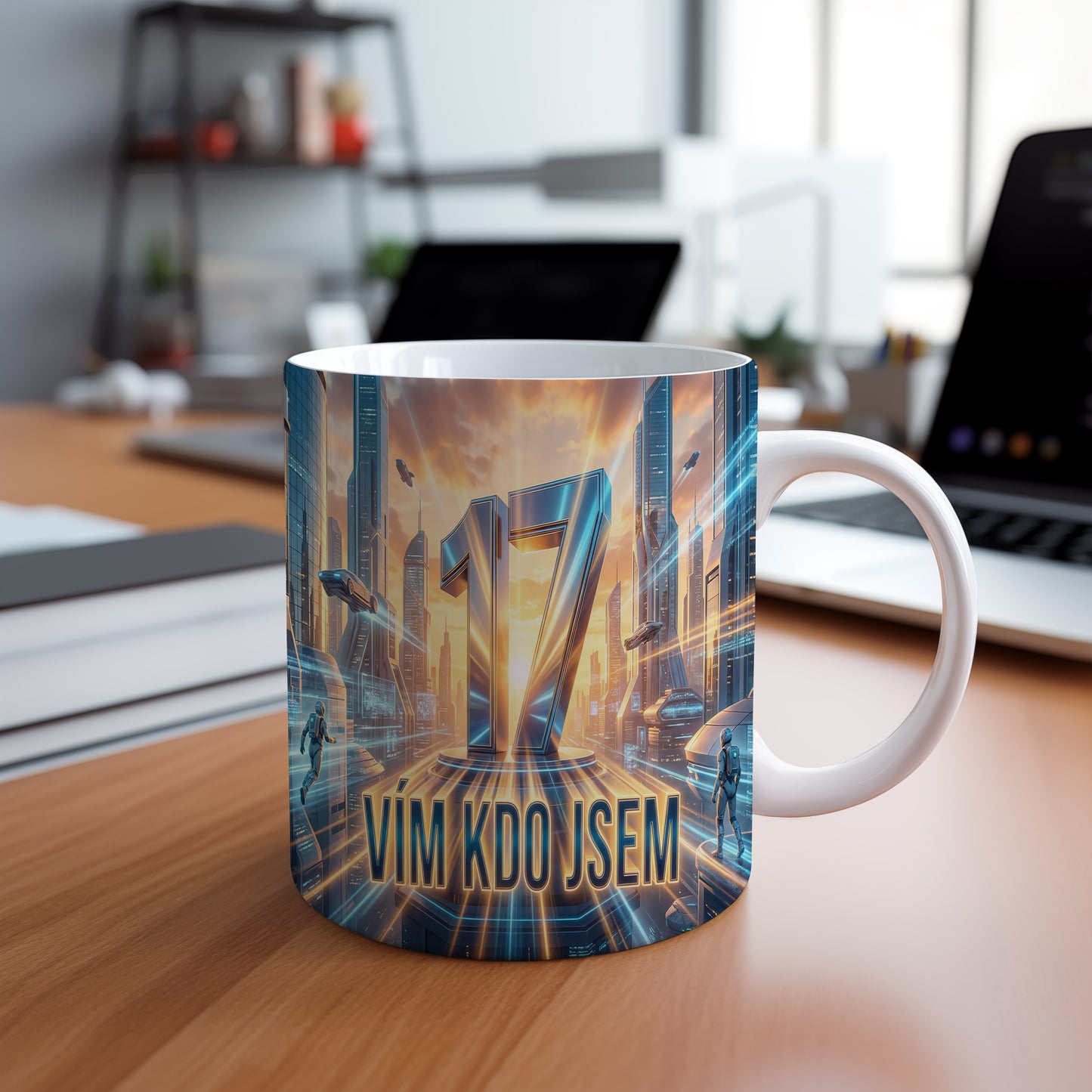 Narozeninový hrnek 17 let – VÍM KDO JSEM