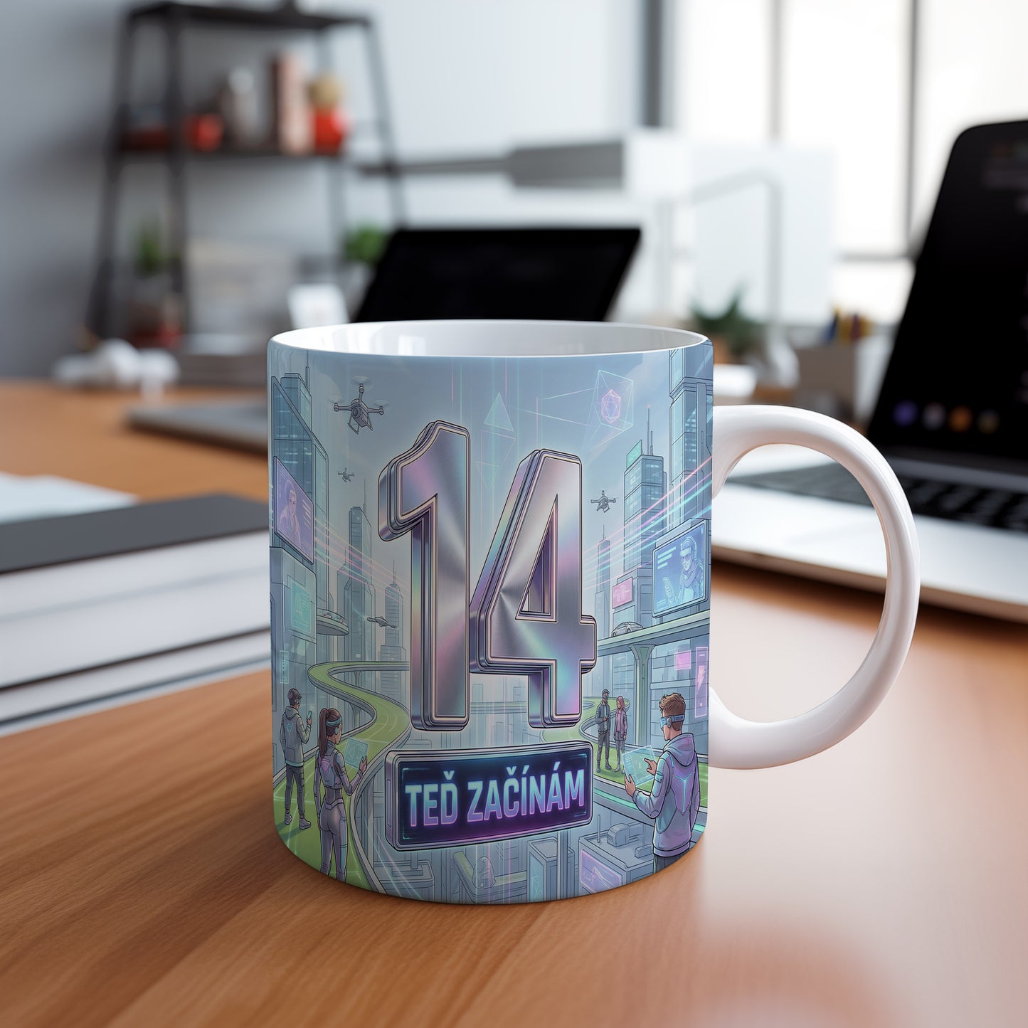 Narozeninový hrnek 14 let – TEĎ ZAČÍNÁM