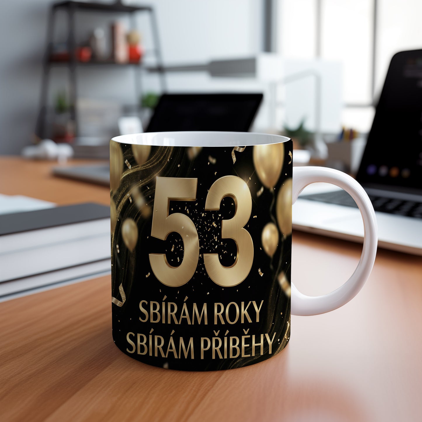 Narozeninový hrnek 53 let – SBÍRÁM ROKY SBÍRÁM PŘÍBĚHY