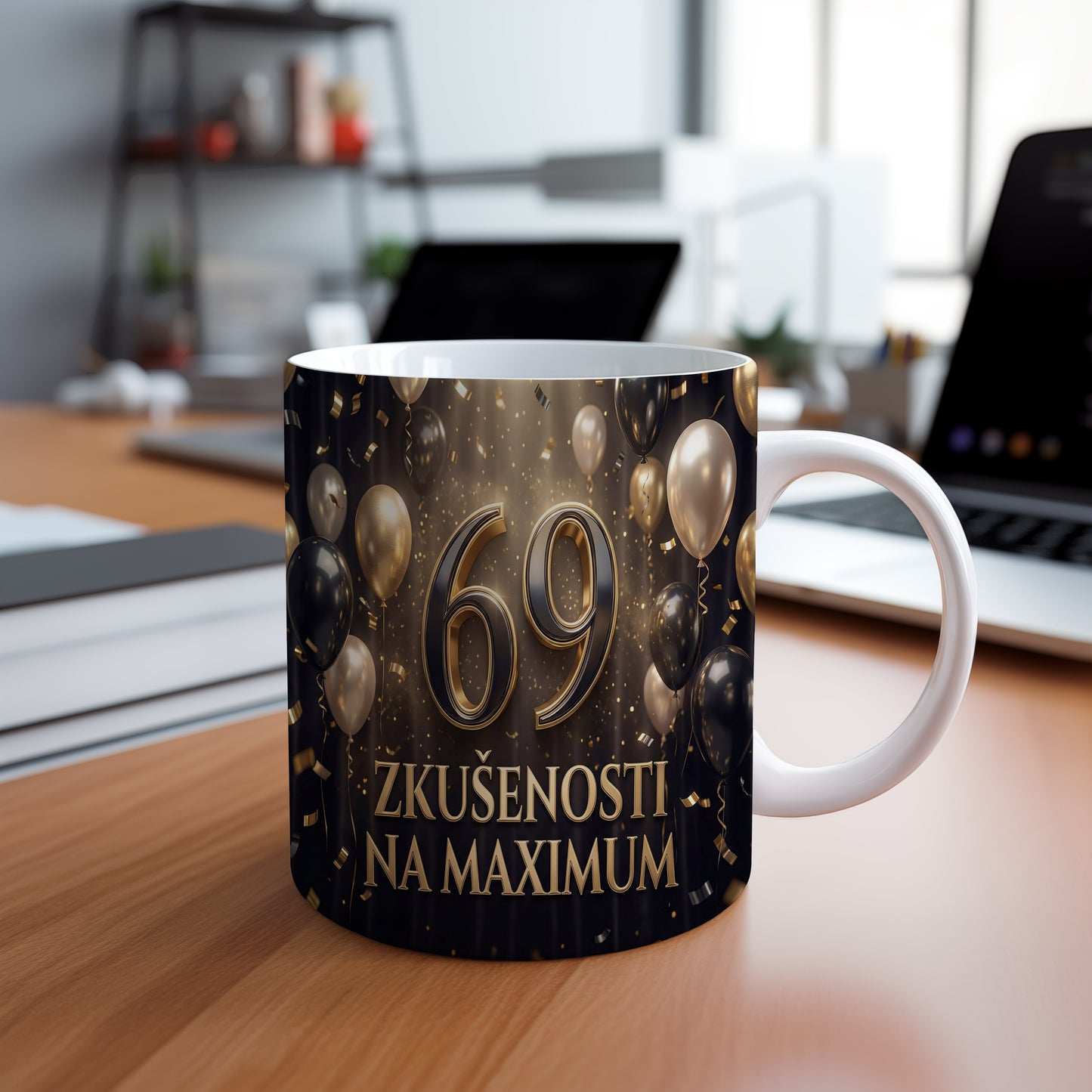 Narozeninový hrnek 69 let – ZKUŠENOSTI NA MAXIMUM