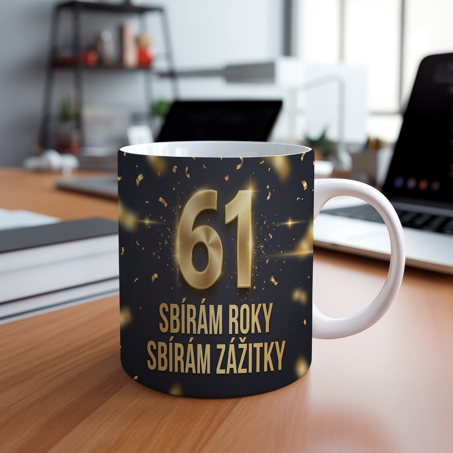 Narozeninový hrnek 61 let – SBÍRÁM ROKY SBÍRÁM ZÁŽITKY