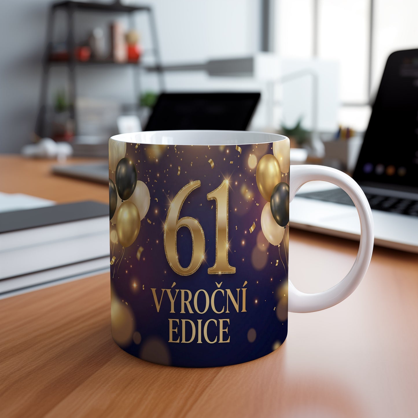 Narozeninový hrnek 61 let – VÝROČNÍ EDICE