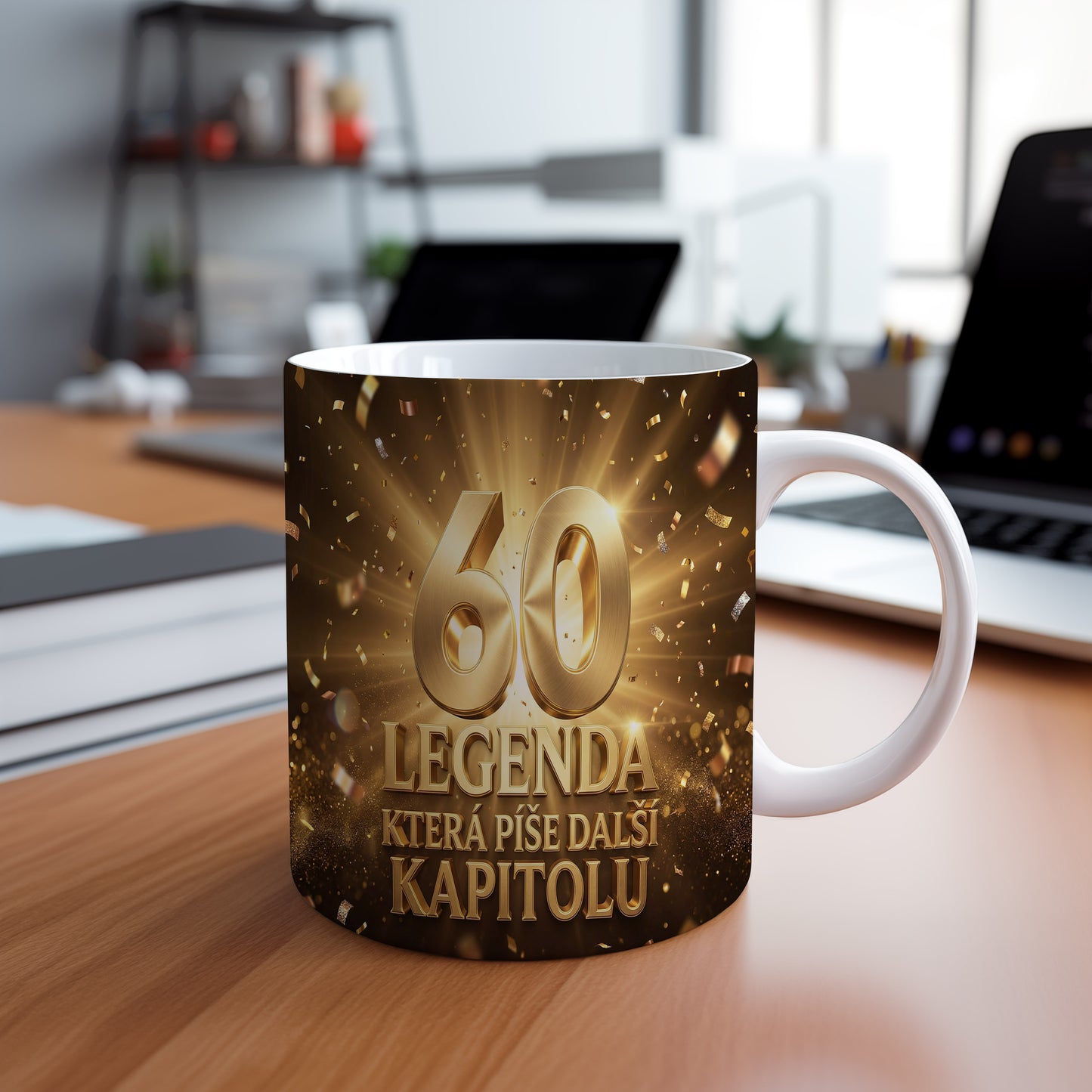 Narozeninový hrnek 60 let – LEGENDA, KTERÁ PÍŠE DALŠÍ KAPITOLU