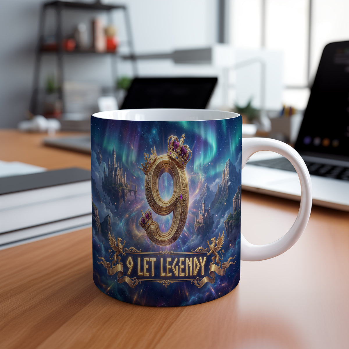 Narozeninový hrnek 9 let – 9 LET LEGENDY