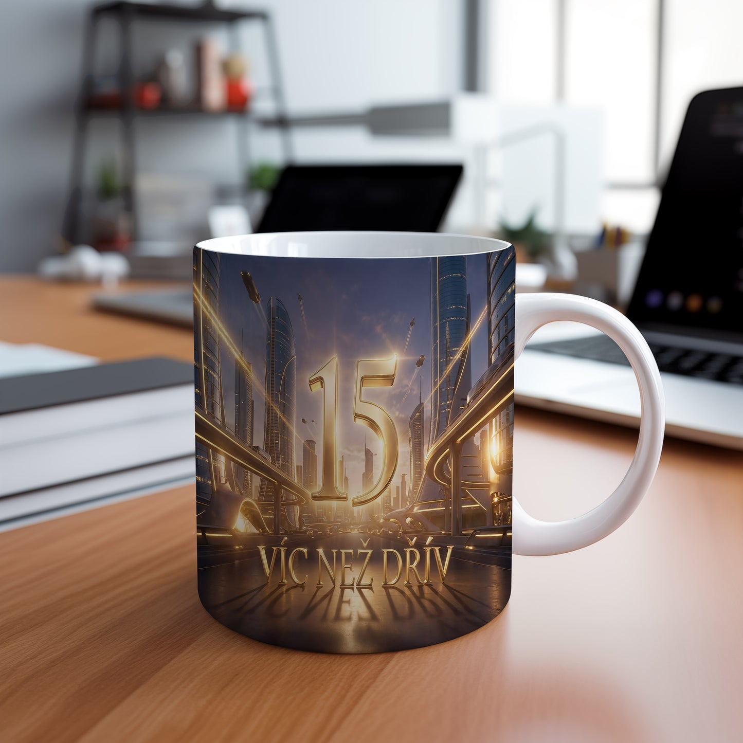 Narozeninový hrnek 15 let – VÍC NEŽ DŘÍV