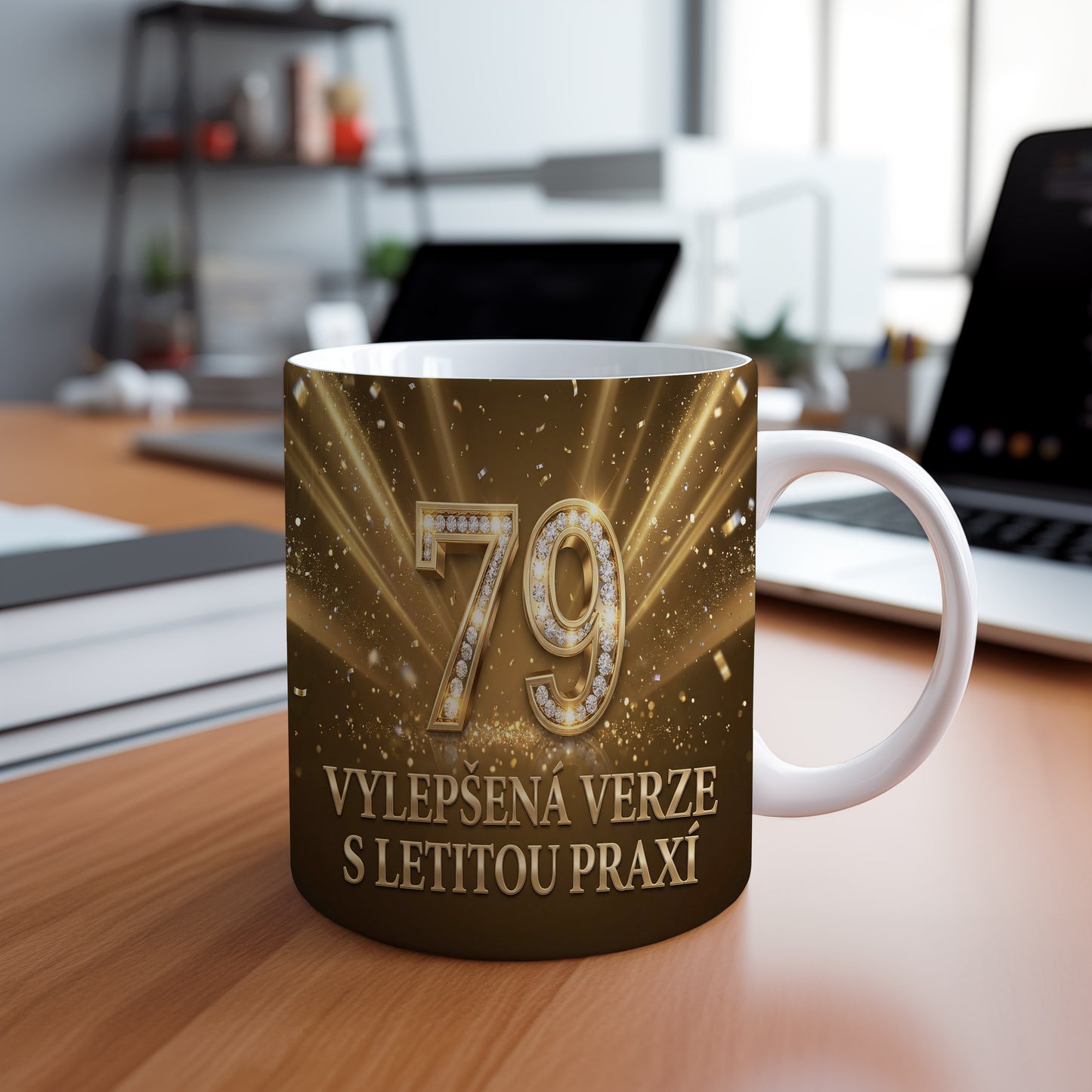 Narozeninový hrnek 79 let – VYLEPŠENÁ VERZE S LETITOU PRAXÍ
