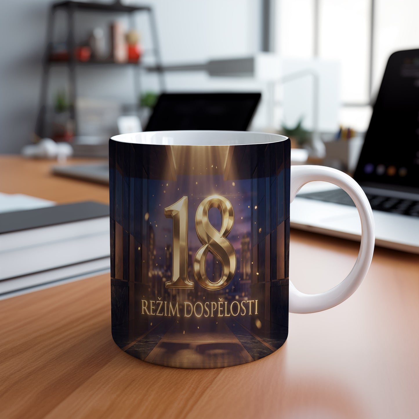 Narozeninový hrnek 18 let – REŽIM DOSPĚLOSTI