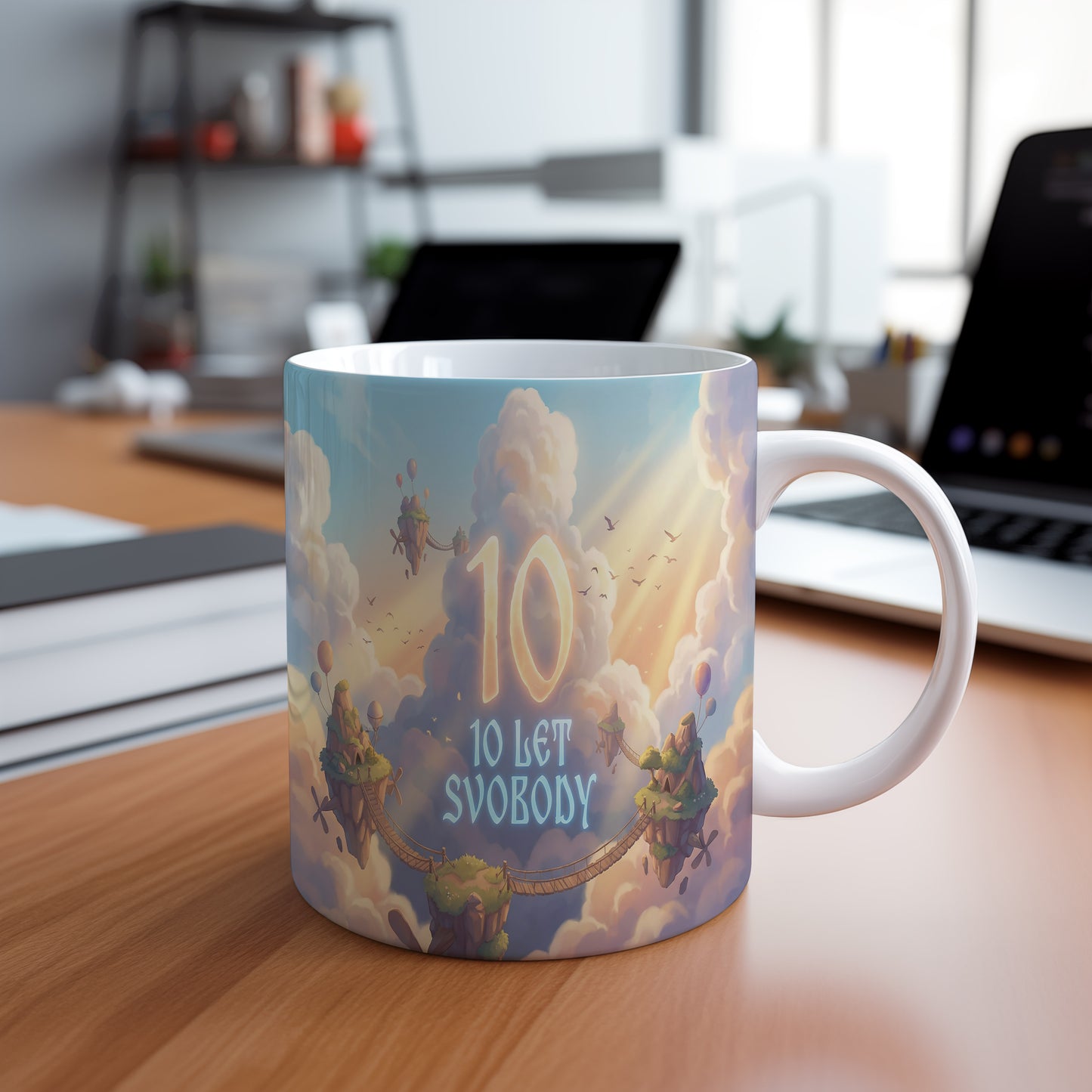 Narozeninový hrnek 10 let – 10 LET SVOBODY