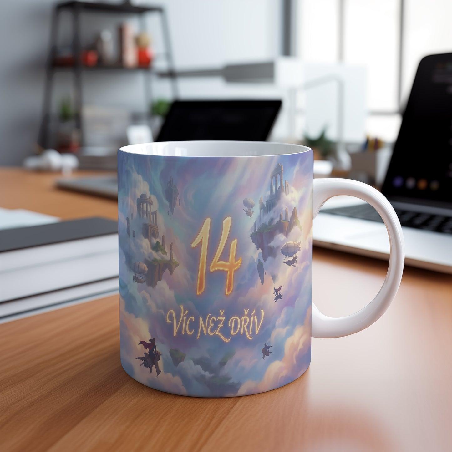 Narozeninový hrnek 14 let – VÍC NEŽ DŘÍV