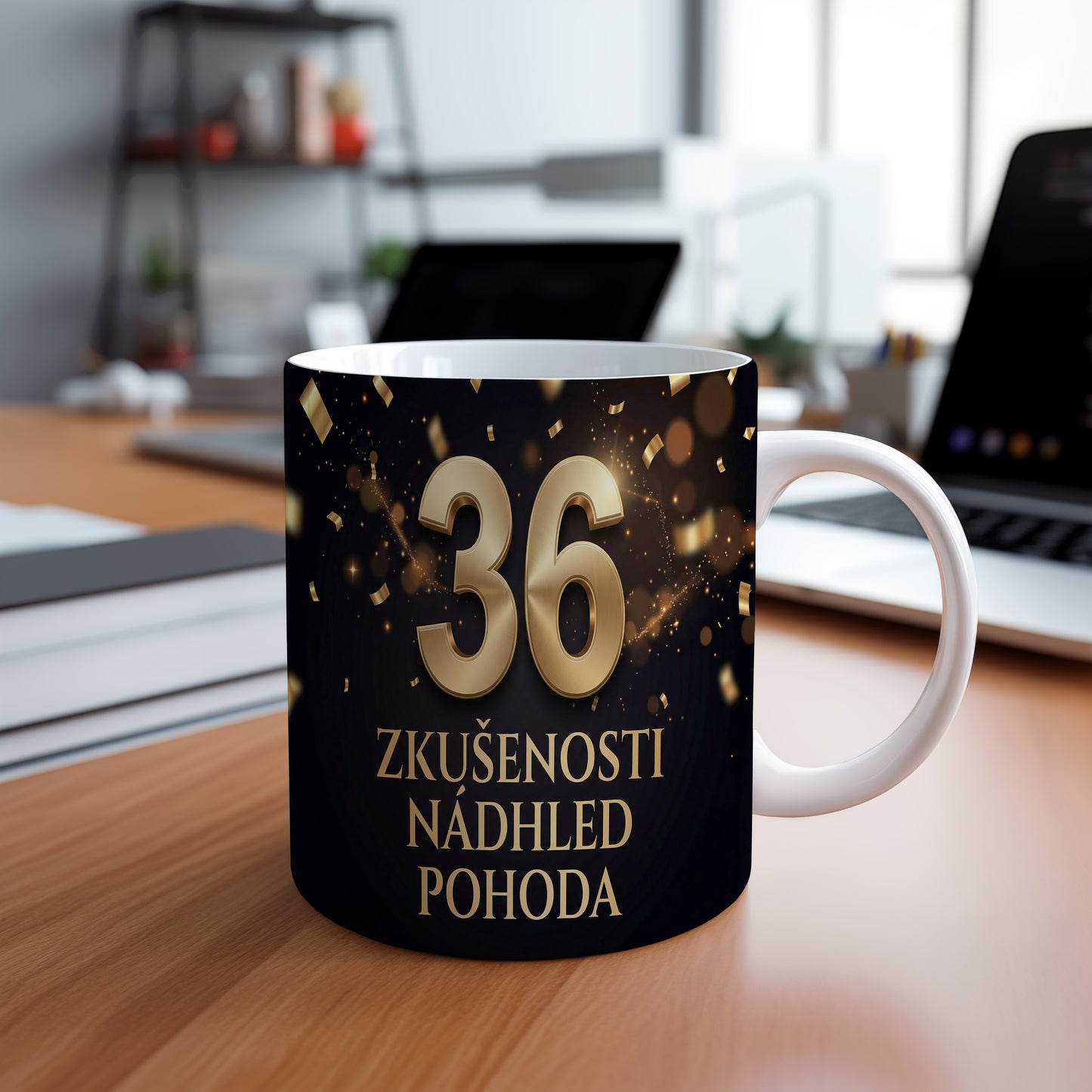 Narozeninový hrnek 36 let – ZKUŠENOSTI NÁDHLED POHODA