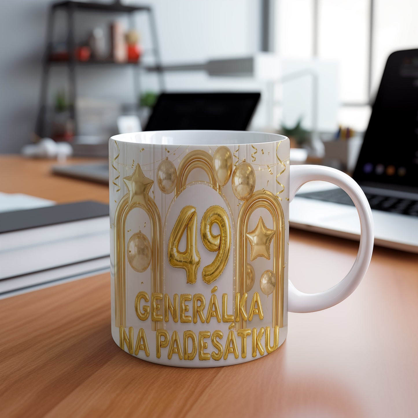 Narozeninový hrnek 49 let – GENERÁLKA NA PADESÁTKU