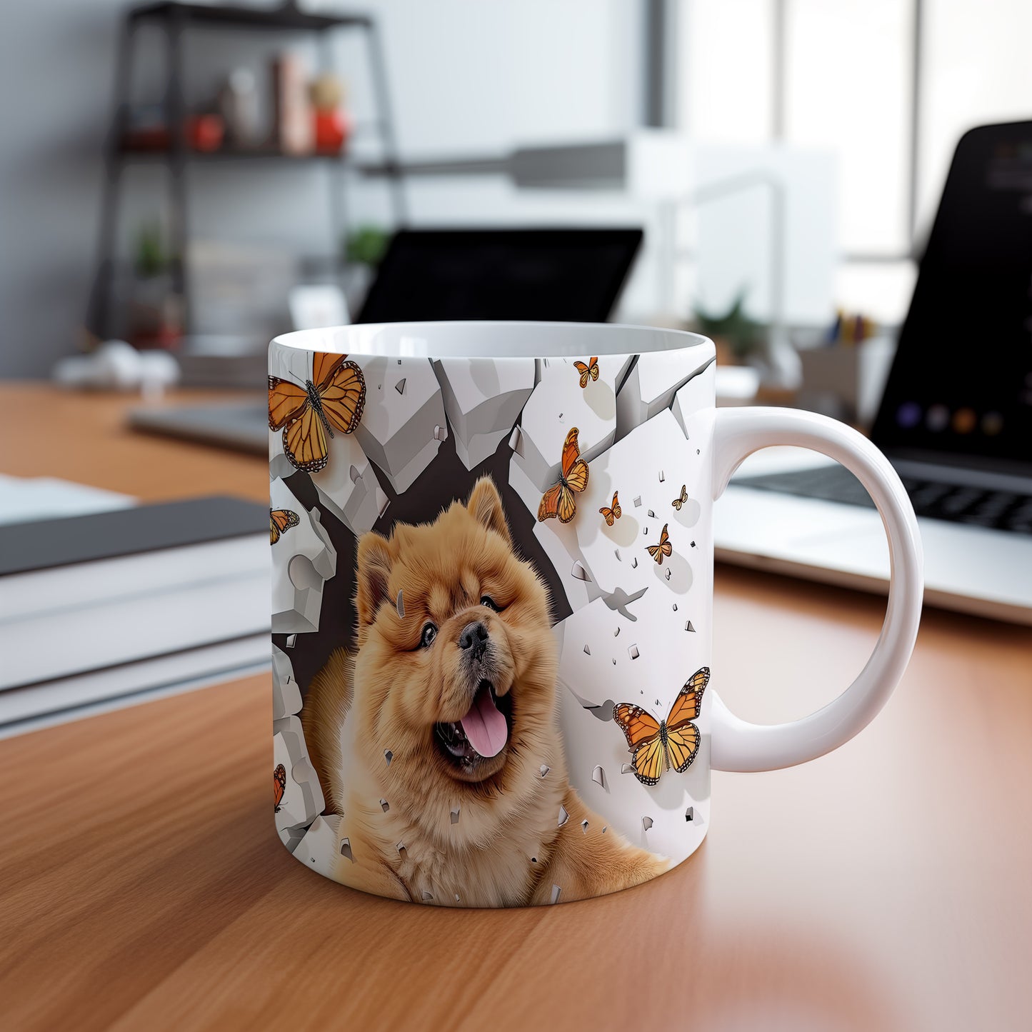 Hrnek s roztomilým chow