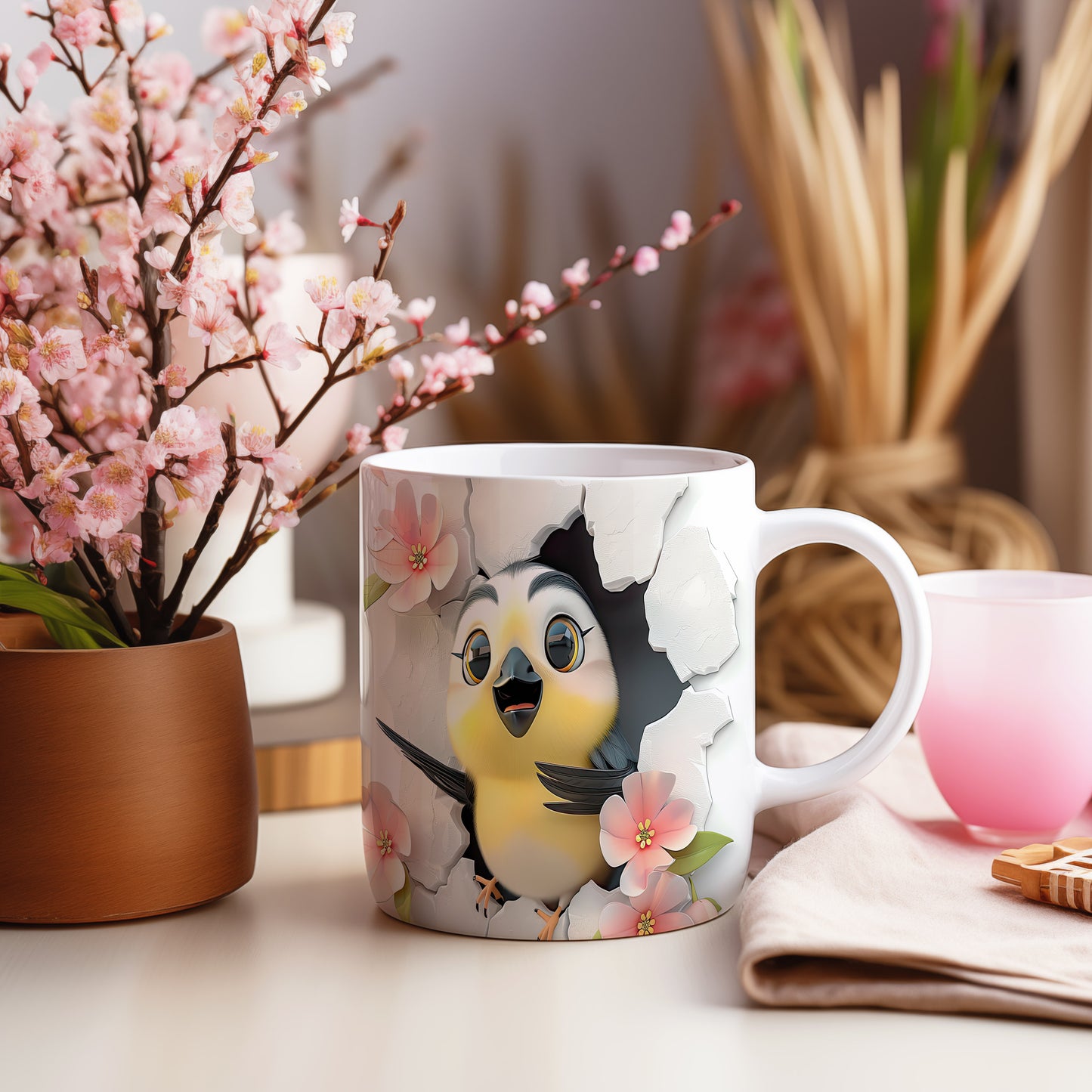 Hrnek s veselým úsměvem – 3D efektem