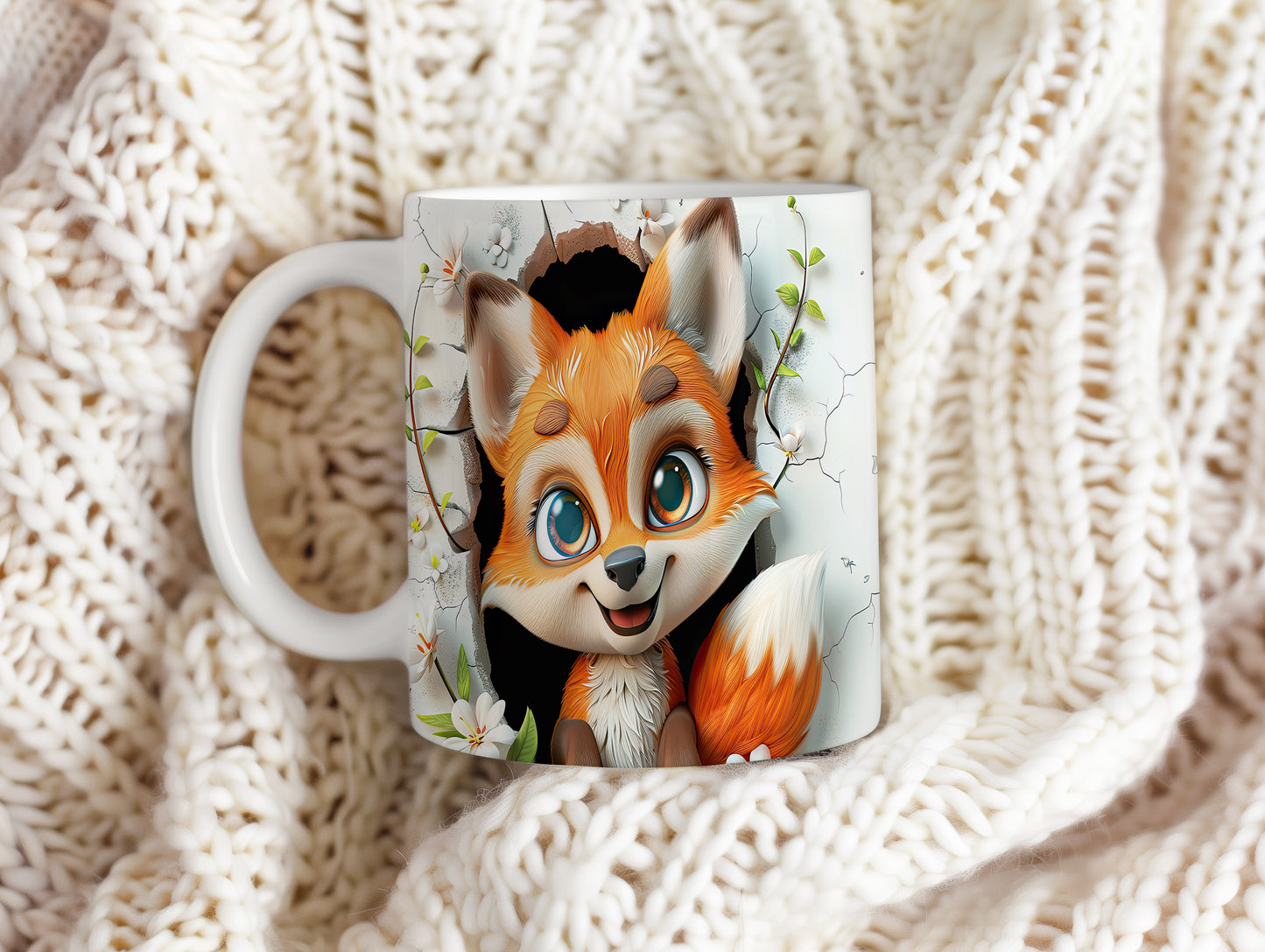 Hrnek s roztomilým foxem