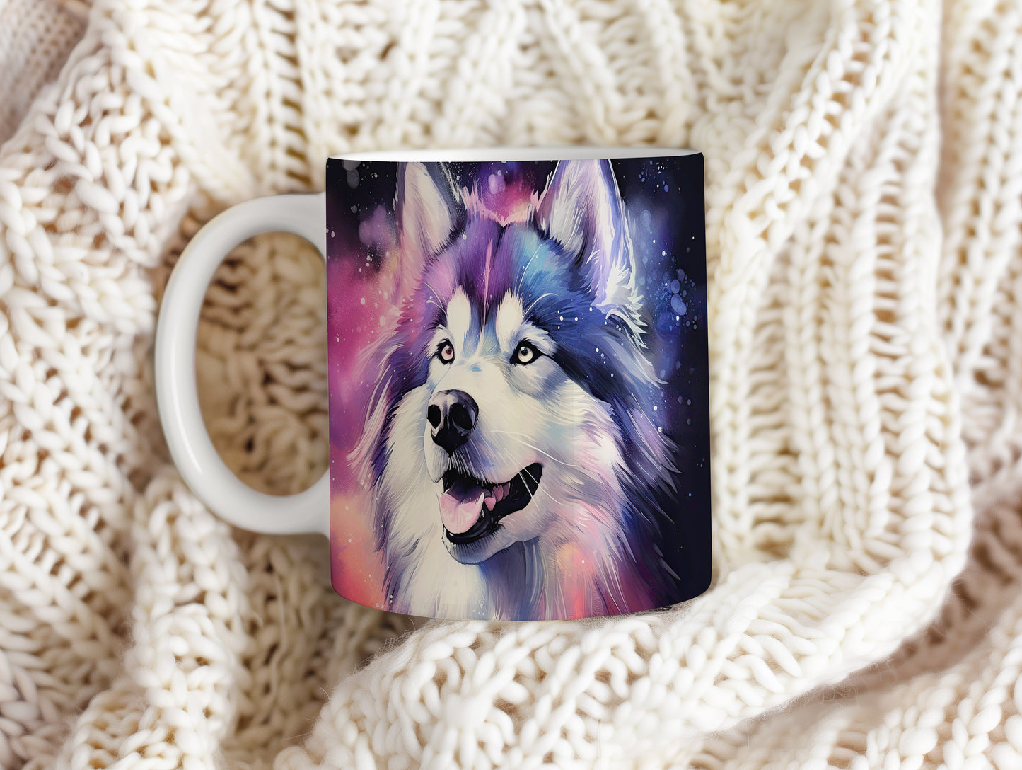 Hrnek se šťastným huskym