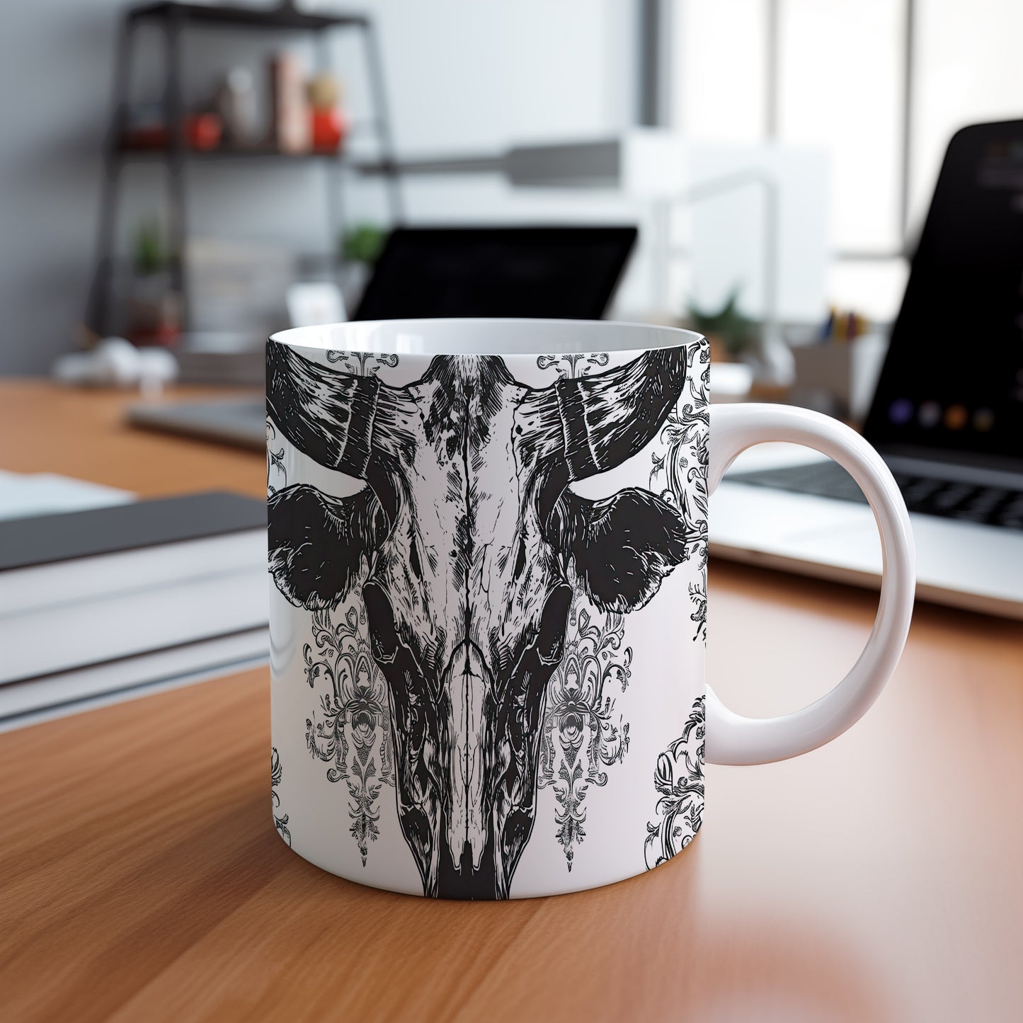 Hrnek s kostrou krávy