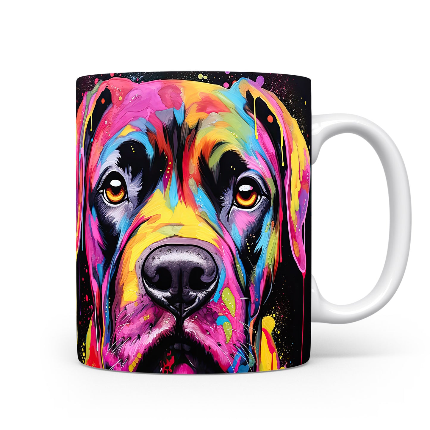 Hrnek s Cane Corso v duhovém provedení