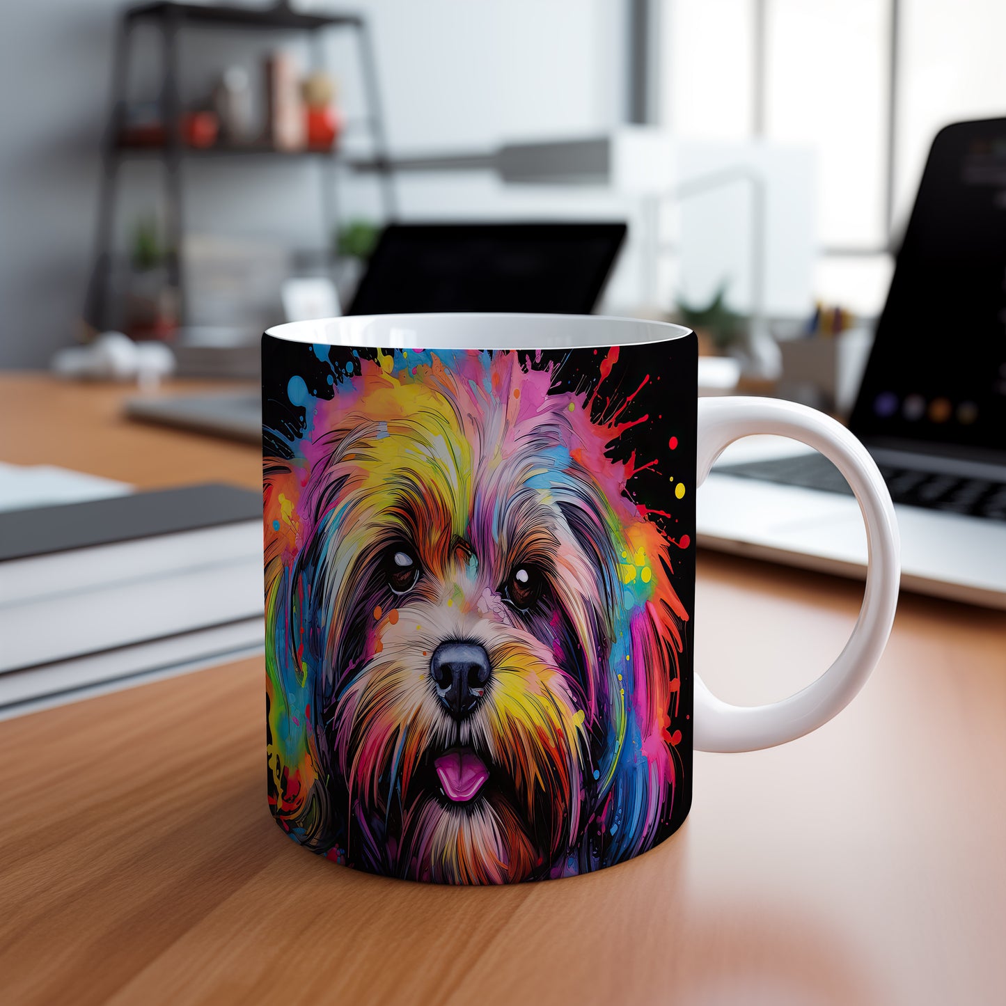 Hrnek se zářivým portrétem Havanese