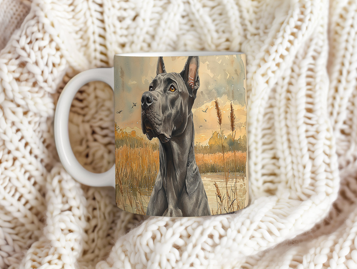 Hrnek s krásným plemenem Cane Corso