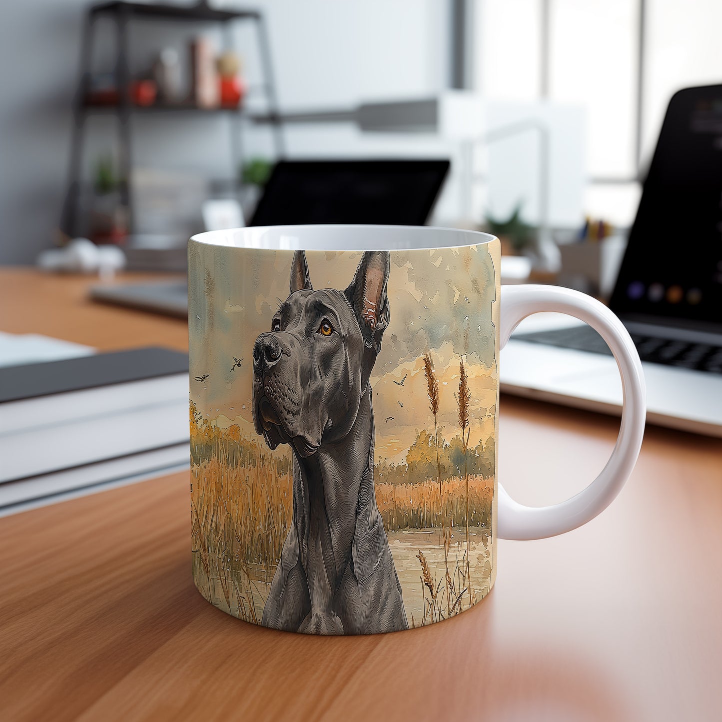 Hrnek s krásným plemenem Cane Corso