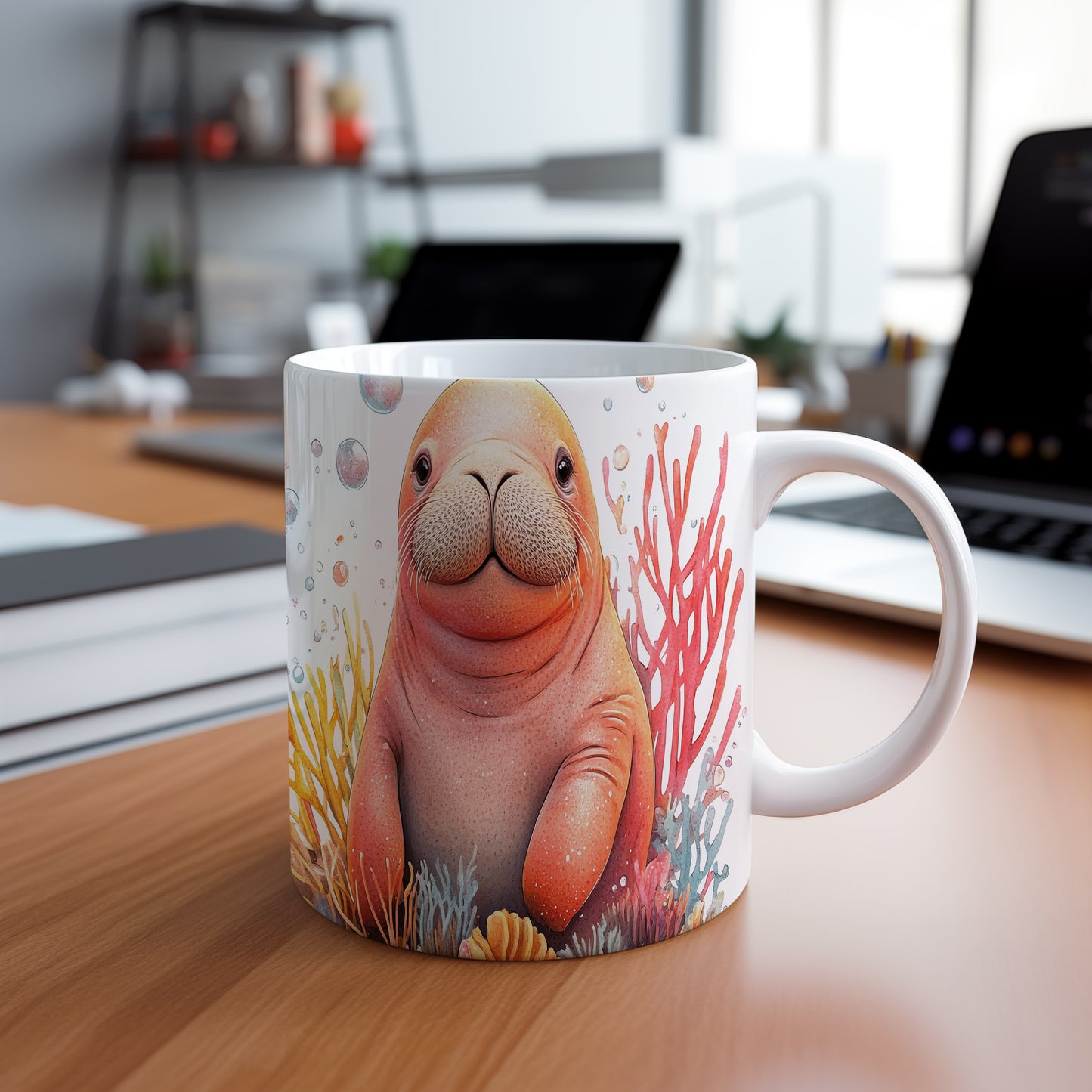 Hrnek s roztomilým tuleňem