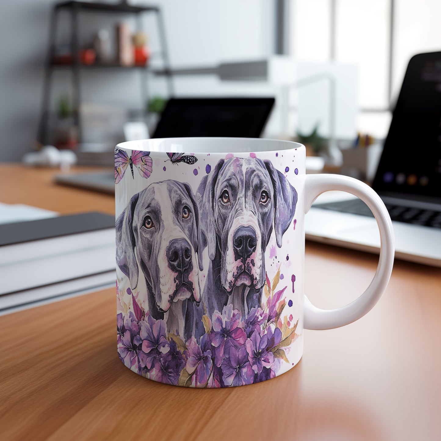 Hrnek s motivem krásných dogů