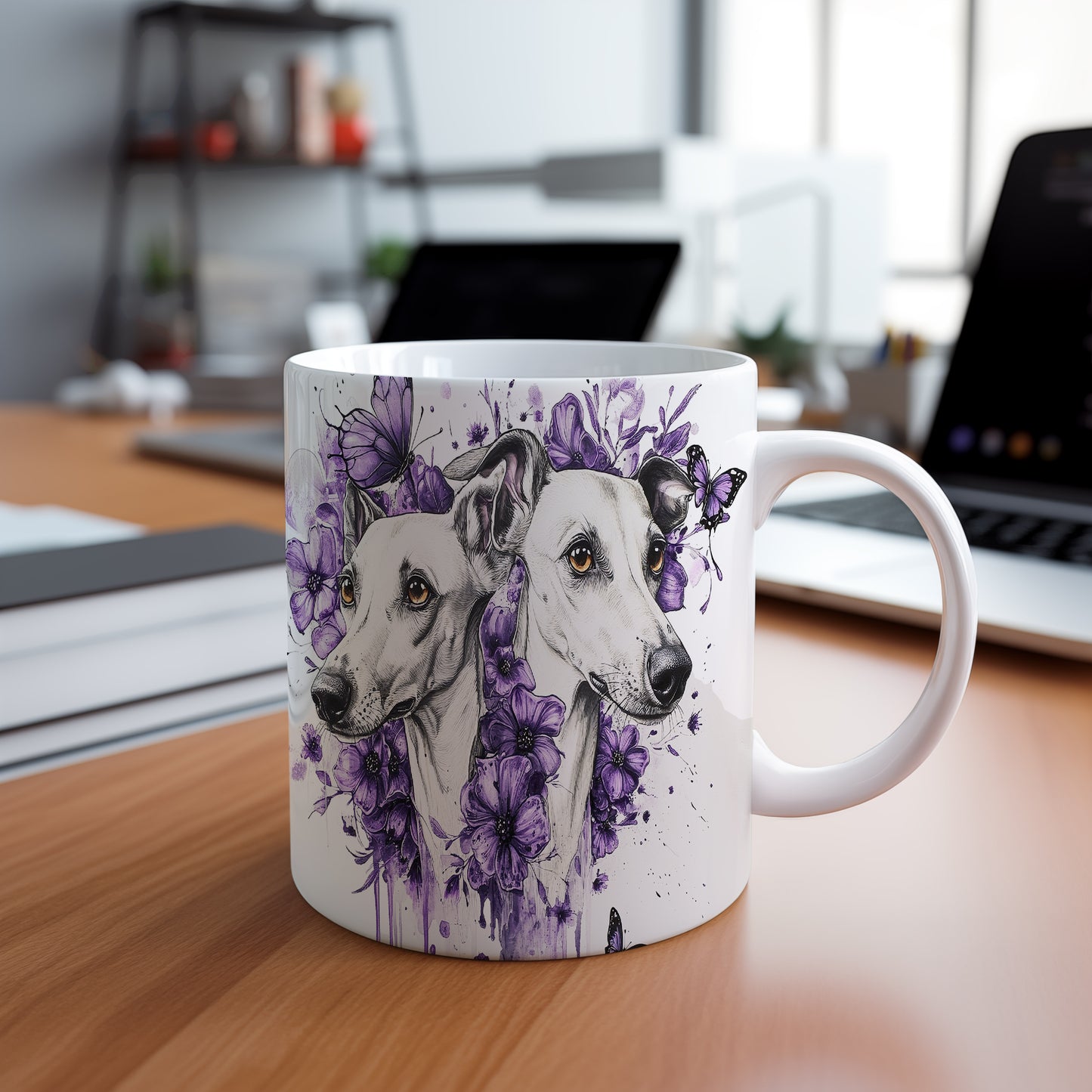 Hrnek s italskými chrtíky