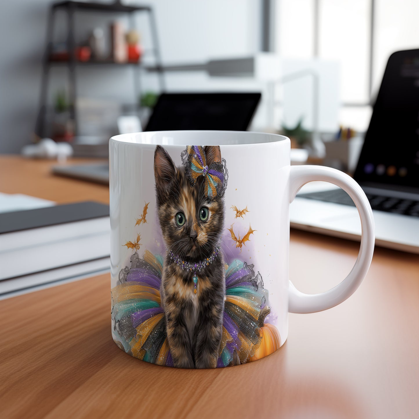 Hrnek s veselou kočičkou