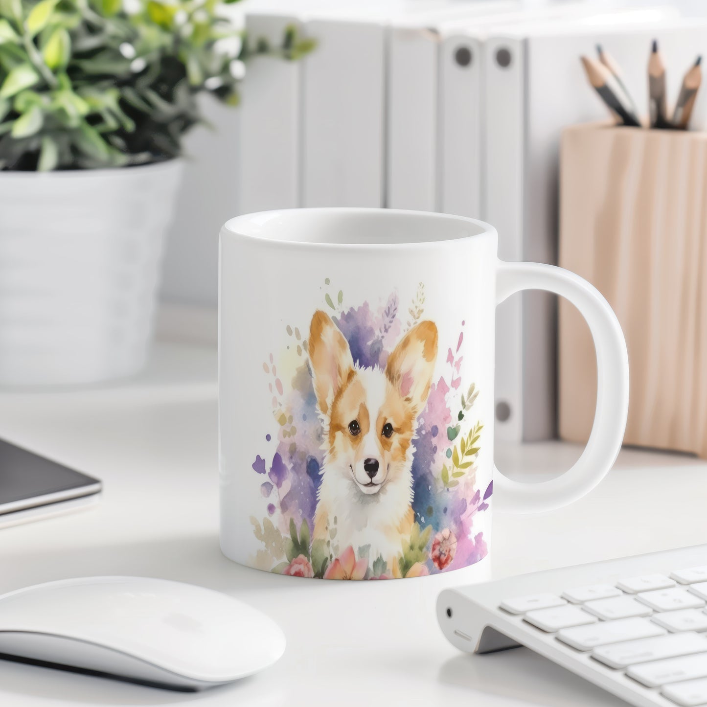 Hrnek s roztomilým corgi pejskem