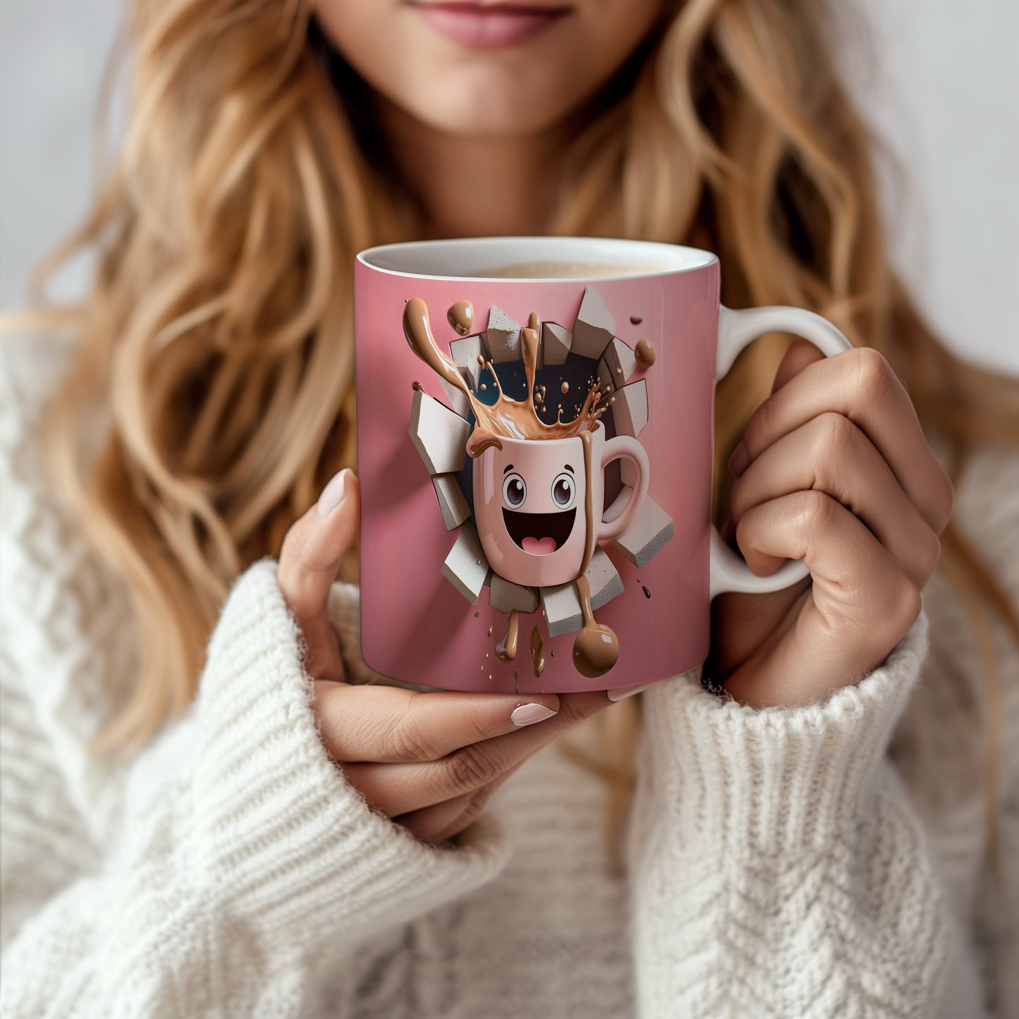 Hrnek s veselým výrazem