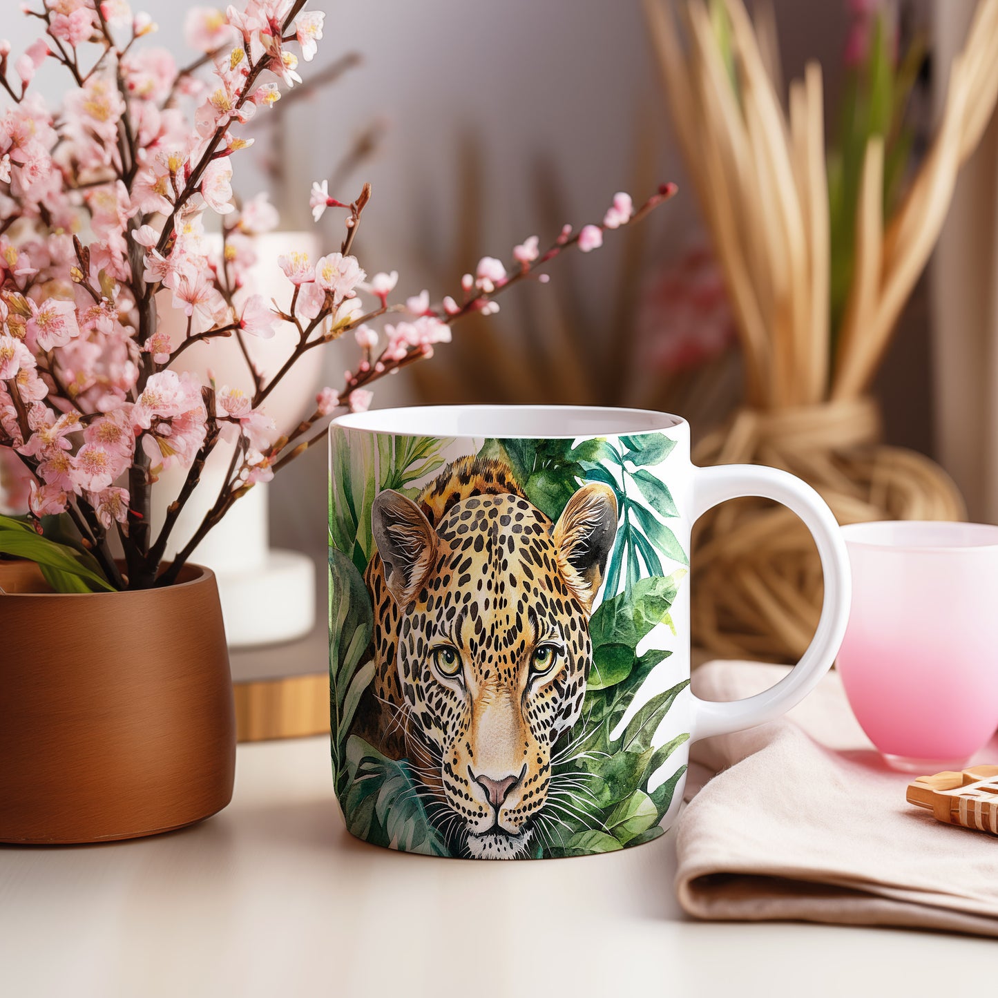Hrnek s leopardem: stylový dárek pro milovníky přírody