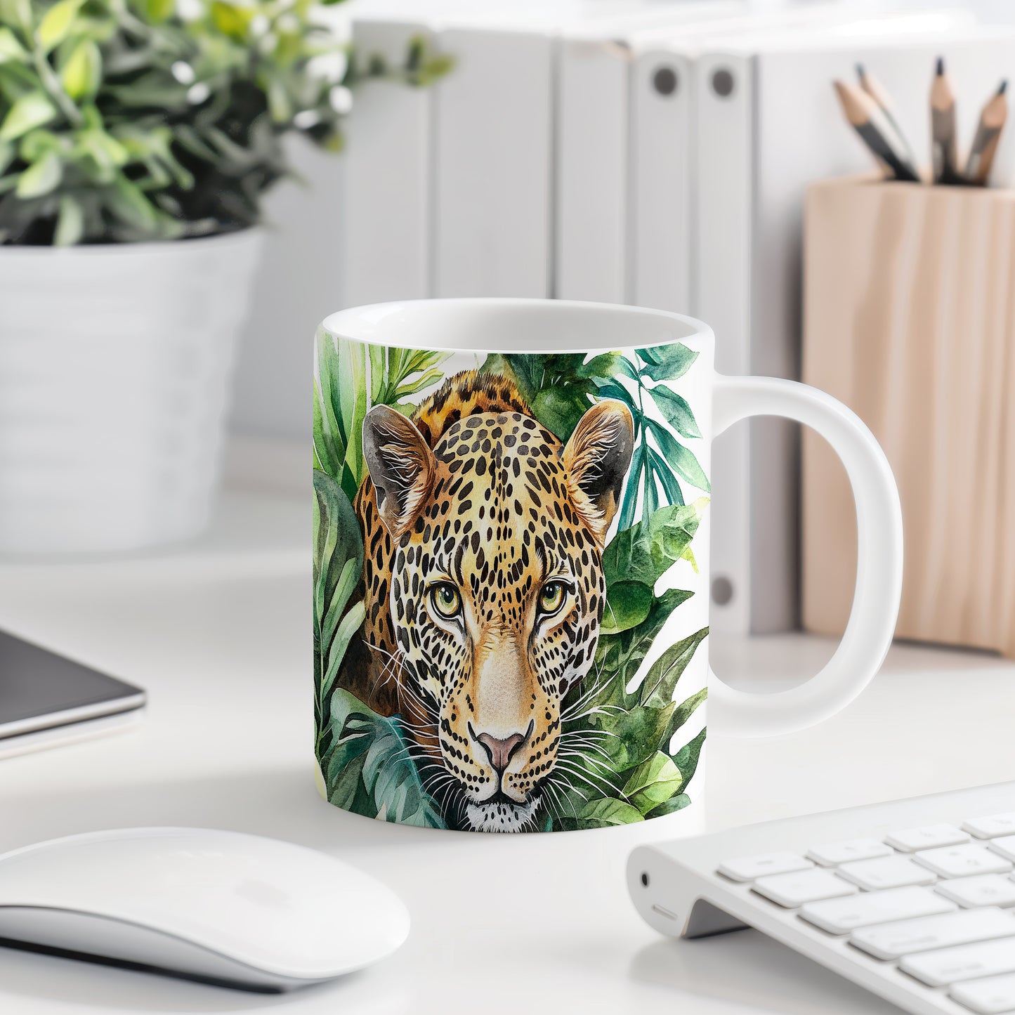 Hrnek s leopardem: stylový dárek pro milovníky přírody