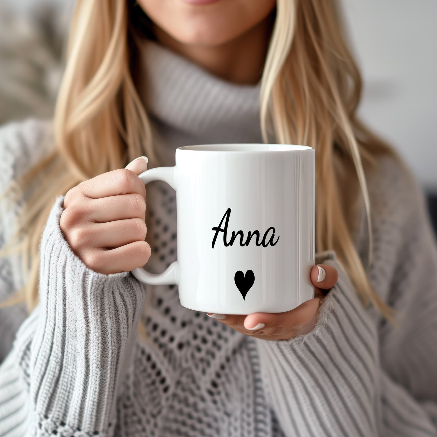 Hrnek se jménem Anna – romantický styl se srdcem