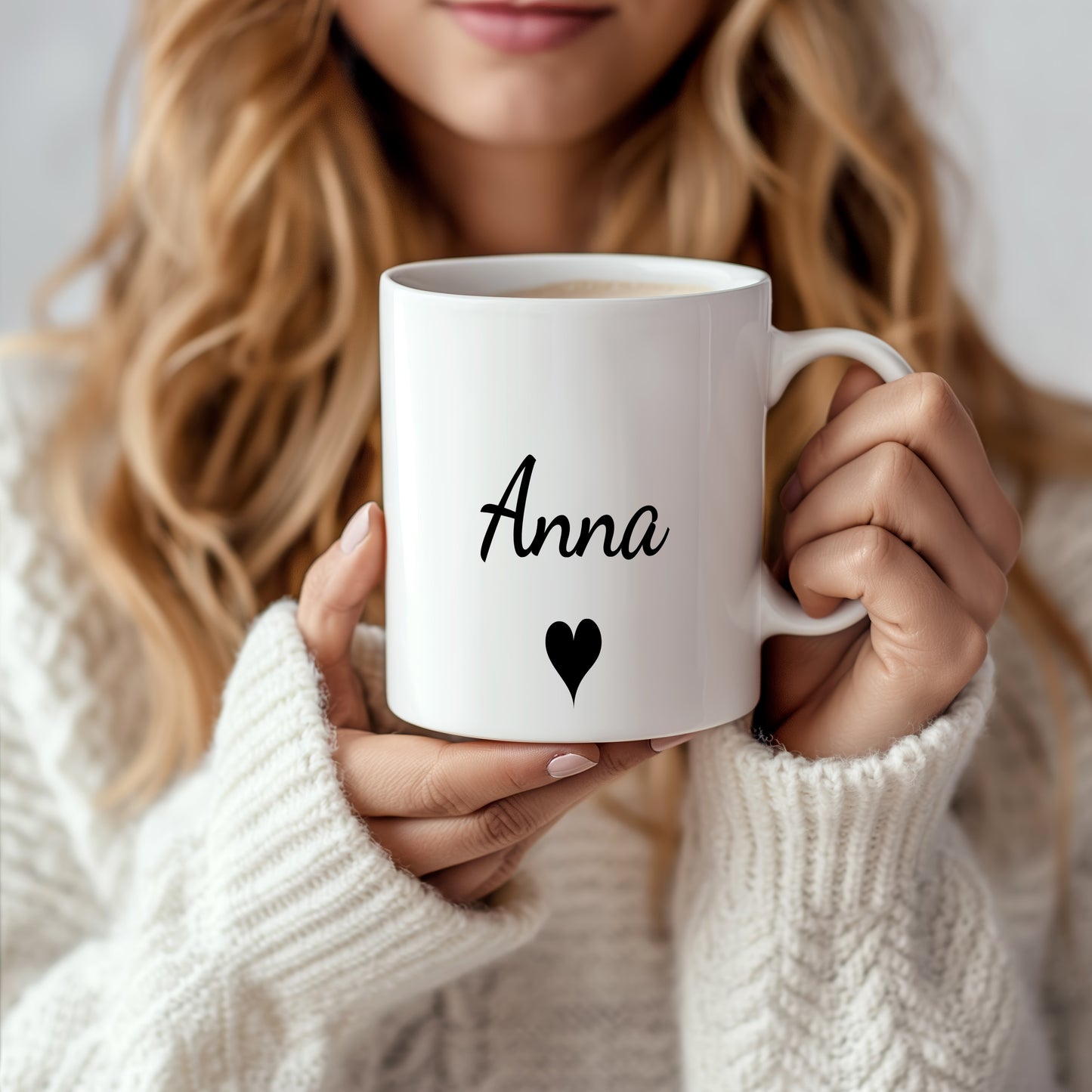 Hrnek se jménem Anna – romantický styl se srdcem