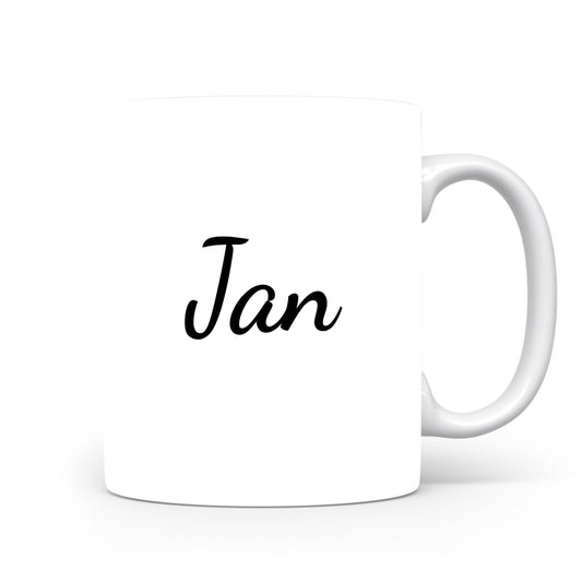 Hrnek se jménem Jan | Minimalistický pánský hrnek