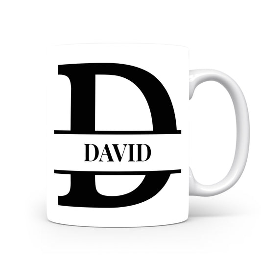 Hrnek se jménem David | Monogram bez květin