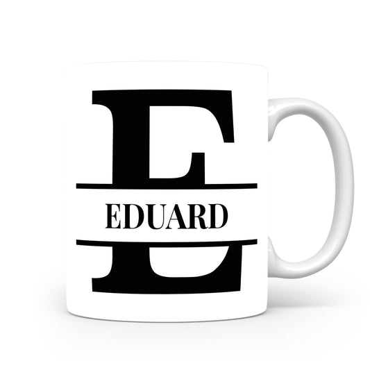 Hrnek se jménem Eduard | Monogram bez květin
