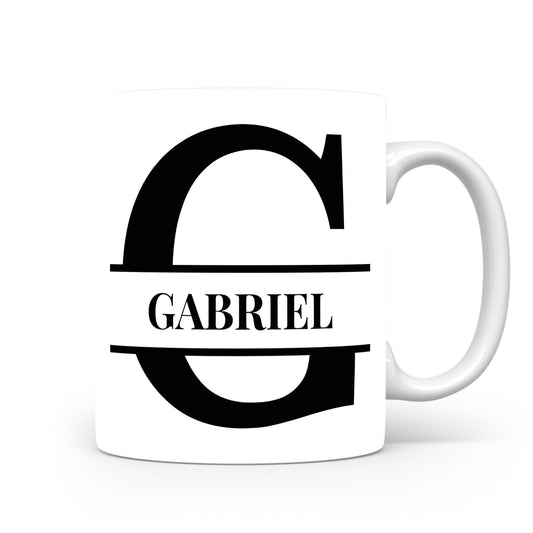 Hrnek se jménem GABRIEL | Monogram bez květin